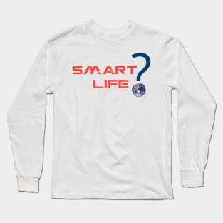 SMART LIFE (blue) Long Sleeve T-Shirt